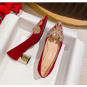 Women Red Heeled shoes